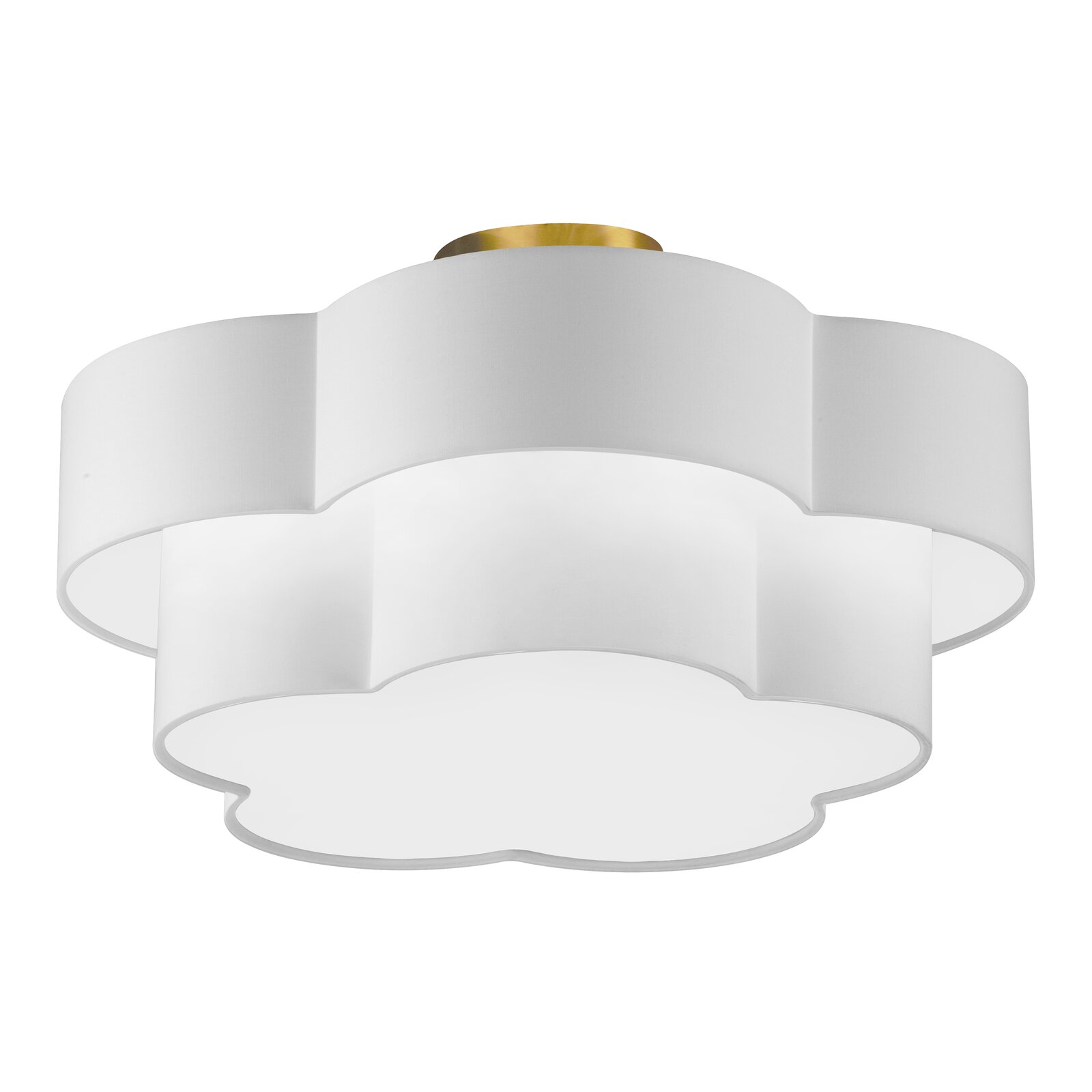 Dainolite Fabric Flush Mount
